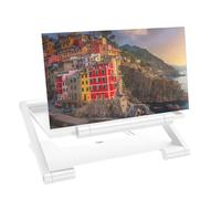 Lente di ingrandimento per cellulare, schermo 3D, pieghevole HD, contro la luce blu, per guardare video su tutti gli smartphone Loupe (nero/bianco), 20,5 x 14,5 cm, regolabile in altezza