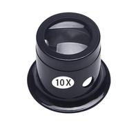 Lente di ingrandimento per gioielli, lente da 10x per gioielli, lente di ingrandimento per occhi di orologiaio per gioielli, monete, timbri, tessuti, riparazione di diamanti