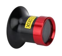 Lente di ingrandimento per oculare in plastica 20X, lente d'ingrandimento per riparazione di gioielli ed elettronica di orologio, lente portatile per riparazione di orologi e valutazione di gioielli