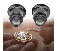 Lente di ingrandimento per riparazione di orologi, 2 pezzi Lente di ingrandimento per orologi 20X Gioielli Lenti di ingrandimento per gli occhi Lente di ingrandimento da orologiaio Lente di ingrandime