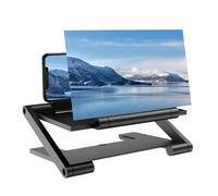 Lente di ingrandimento per telefono cellulare, 20,5 x 14,5 x 8,5 cm, 3D HD, ingrandimento per video e giochi, pieghevole, con supporto per tutti gli smartphone