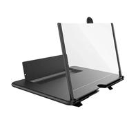 Lente di ingrandimento per telefono - visualizzatore portatile in PP ingrandito, supporto di proiezione HD, telaio pieghevole leggero | smartphone video, comfort, intrattenimento da scrivania, display