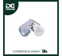 LENTE DI INGRANDIMENTO PIEGHEVOLE A LED 30X21 mm PER GIOIELLI, MONETE, TASCABILE