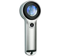 Lente di Ingrandimento Portatile 30X con Ricarica USB per La Lettura di Oggetti D'Antiquariato, Occhiali con Luce UV-Viola per La Verifica Delle Banconote