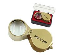 Lente di ingrandimento portatile 60X Mini microscopio tascabile UV Rilevatore valuta Gioielliere con luce LED(Type 2)