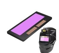 Lente di saldatura automatica - pannello di saldatura cappello automazione filtro lente, vero colore, parti di ricambio regolabili casco per donne uomini occhiali