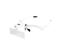 Lente d'ingrandimento 1.0/1.5/2.0/2.5/3.5X for la riparazione degli occhi con 2 luci a LED ottica Fascia for testa Lenti(Magnifier 2)