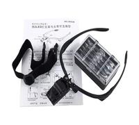Lente d'ingrandimento 1.0/1.5/2.0/2.5/3.5X for la riparazione degli occhi con 2 luci a LED ottica Fascia for testa Lenti(Magnifier)