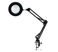 Lente D'ingrandimento 10X, con Luce a LED, Braccio Flessibile, luminosità Regolabile in 3 Colori, Luce da Banco con Clip (-1011240008211)