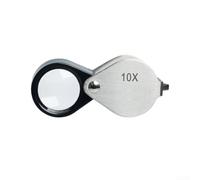 Lente d'ingrandimento 14x pieghevole ad alta precisione per ottica in | Spessore 14x, tre elementi di lente, vetro antigraffio, perfetto per la riparazione di orologi, durevole