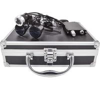 Lente d'ingrandimento 3.5X con faro da 3 W 420 mm Lente d'ingrandimento dentale binoculare, lenti dentali con scatola in alluminio