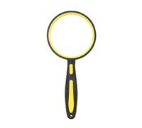 Lente d'ingrandimento 5-10X in vetro con manico in gomma antiscivolo per lettura senior natura bambini esplorazione natura portatile lente d'ingrandimento ottica