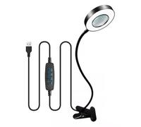 Lente d'ingrandimento a LED da 9,4 cm, 10 livelli di oscuramento, braccio flessibile, per lavori di riparazione dettagliati, distorsioni senza bisogno di cucire