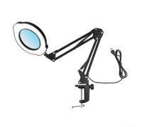 Lente d'ingrandimento a LED facile da usare per una comoda regolazione della luce e funzioni di protezione degli occhi (nero A)