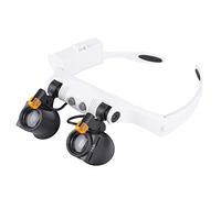 Lente d'ingrandimento a LED, Lente d'ingrandimento per Fascia per la Testa, per Lettura di Orologi Gioielliere Riparazione Elettronic 3X, 4X, 5X, 6X, 7X, 10X