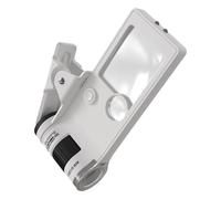 Lente d'ingrandimento ad alta ingrandimento con illuminazione a LED per esporre monete per gli amanti della degenerazione, per dettagli precisi