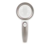 Lente d'ingrandimento asferica 11X con 14 luci LED ricaricabili portatili ottiche illuminatori per lavori ravvicinati e compiti di precisione Lente d'ingrandimento portatile a LED con luminosità