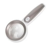 Lente d'ingrandimento asferica 11X con 3 livelli di luminosità, batteria da 400 mAh, strumento illuminato per anziani e lavori dettagliati, lente d'ingrandimento portatile a LED con luminosità