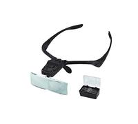 Lente d'ingrandimento binoculare Bergeon 8909 per occhiali a LED 1.0X, 1.5X, 2.0X, 2.5X e 3.5X