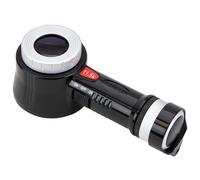 Carson Serie Pro MeasureLoupe, 11,5x, Lente d'ingrandimento per torcia illuminata a LED con lente asferica (CP-45)