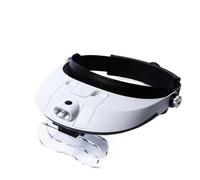 Lente d'ingrandimento con fascia for saldatura, lampada a LED, lente, frontale staccabile, for 5 lenti