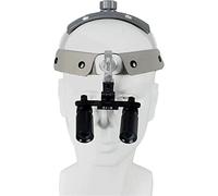 Lente d'ingrandimento con fascia, lente d'ingrandimento digitale portatile, lente d'ingrandimento medica binoculare 5X con fascia, lenti d'ingrandimento chirurgiche dentali con fari a LED, hobby, let