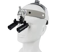 Lente d'ingrandimento con fascia, lente d'ingrandimento digitale portatile, lenti d'ingrandimento binoculari chirurgiche dentali con fari, lente d'ingrandimento medica 5X per stomatologia, ginecologi