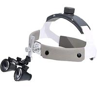 Lente d'ingrandimento con fascia per la testa, lente d'ingrandimento digitale portatile, lente d'ingrandimento medica con lampada frontale 2,5X/3,5X per cavità orale, chirurgia odontoiatrica(3,5x)