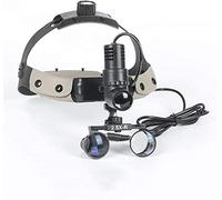 Lente d'ingrandimento con fascia per la testa, lente d'ingrandimento digitale portatile, lenti d'ingrandimento binoculari chirurgiche dentali, lente d'ingrandimento medica 2,5X, lampada frontale chir