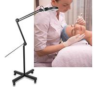 Lente d'Ingrandimento con Lampada Luminosa per Trucco Tatuaggio e Manicure Professionale 5 Pezzi
