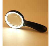 Lente d'ingrandimento con luce 10X 90 mm Lente d'ingrandimento portatile grande