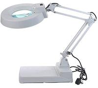 Lente d'ingrandimento con luce, lente d'ingrandimento con luce, lente d'ingrandimento 10X 15X 20X, pieghevole, stabile, angolo regolabile a 360°, luce LED adatta (10* Energia)