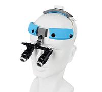 Lente d'Ingrandimento con Luce, Lenti d'Ingrandimento chirurgiche dentali, Lente d'Ingrandimento binoculare in Vetro Ottico, Fascia per la Testa, Lente d'Ingrandimento Medica 4X, Lente d'ingrandiment