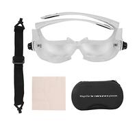 Lente d'ingrandimento con montaggio sulla testa Lente d'ingrandimento pieghevole Lunghezza focale regolabile per la lettura del telefono cellulare Bellezza delle ciglia (Modello con lunghezza focale