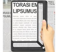Lente d'ingrandimento da lettura Tobegiga 5X: portatile, leggera per libri, rettangolare e a pagina intera per anziani Leggere, lente d'ingrandimento in versione migliorata, ausilio per la lettura