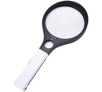 Lente d'ingrandimento dello schermo con luce, Amplificazione HD portatile 3X 10X Bambini anziani Lettura di libri Mappe Monete Artigianato gioielli Riparazione Incisione Lampada a LED spirito