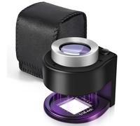 Lente D'Ingrandimento Desktop 30X Con 3 LED Illuminata Portatile