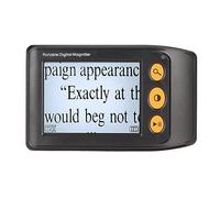 Lente D'Ingrandimento Digitale, Lente D'Ingrandimento Video Portatile Portatile con Ingrandimento 2X-25X, Schermo LCD da 3,5 Pollici, Ausili di Lettura Elettronici con Uscita AV