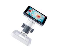 Lente d'ingrandimento digitale multiuso dotata di fonti di alimentazione integrate e illuminazione a LED per valutare monete e bio-biologiche