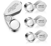 Lente D'Ingrandimento Illuminata da Gioielliere 4 Pezzi, Lenti D'Ingrandime8689