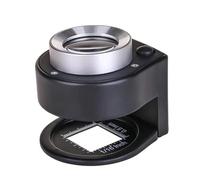 Lente d'ingrandimento in metallo 30X, ricaricabile tramite USB, lente d'ingrandimento in tessuto portatile con scala, 6 luci e luce UV, resistente materiale in lega di zinco per cucito, tessile,
