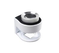 Lente d'ingrandimento, lente d'ingrandimento da tavolo 30X con luce LED e raggi UV e scala, strumento di ispezione per gemme, orologi, monete, francobolli (bianco)