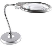 Lente d'ingrandimento Lente d'ingrandimento da tavolo ad alto ingrandimento con luce 10x 130mm HD LED Light 20x 25mm Le persone anziane leggono Lenti in vetro ottico Guardare il telefono Identificazio