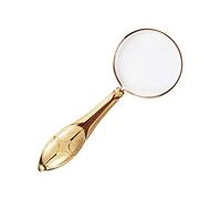 Lente d'ingrandimento Lente d'ingrandimento, didattica, ricerca, lente d'ingrandimento portatile in metallo 10X Lente ottica Lente di lettura per la lettura della mappa di osservazione