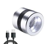 Lente d'ingrandimento multifunzione da 20 mm, ingrandimento 10x, con luce LED e luce UV, per gioielli, gioielli, monete, ispezioni di francobolli, riparazione orologi, strumento per gioiellieri