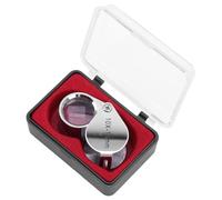 Lente d'ingrandimento per gioielliere, portatile, tascabile, in vetro, 10 x 20 x, per anziani, bambini, microscopio USB