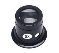 Lente d'ingrandimento per gioiellieri, lente d'ingrandimento 5X per gioielli, orologiaio, francobollo, tessile, riparazione di diamanti