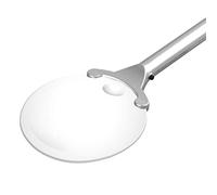 Lente d'ingrandimento per la ricerca educativa, lente a bocca larga da 130 mm, portatile, per anziani, ausili per la lettura, lente d'ingrandimento con luce a LED, lente d'ingrandimento HD 5X