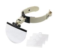 Lente d'ingrandimento per la testa 2X 3,5X 4,5X 5,5X con luce LED e lente grande