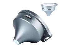 Lente d'ingrandimento per microscopio anti-imbuto, lente d'ingrandimento portatile 7X/11X/15X, luce bianca/viola, compatibile con USB, schermo LCD da 2,1 pollici, registrazione di foto